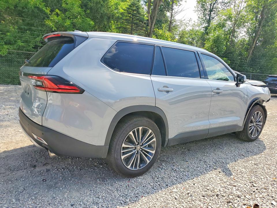 2025 Toyota Highlander VIN 5TDADAB51SS025335 COPART salvage auction — FRONT END, Oh - Cert Of Title-Salvage, sold $6,000 on 2026-07-29 (photo 3)