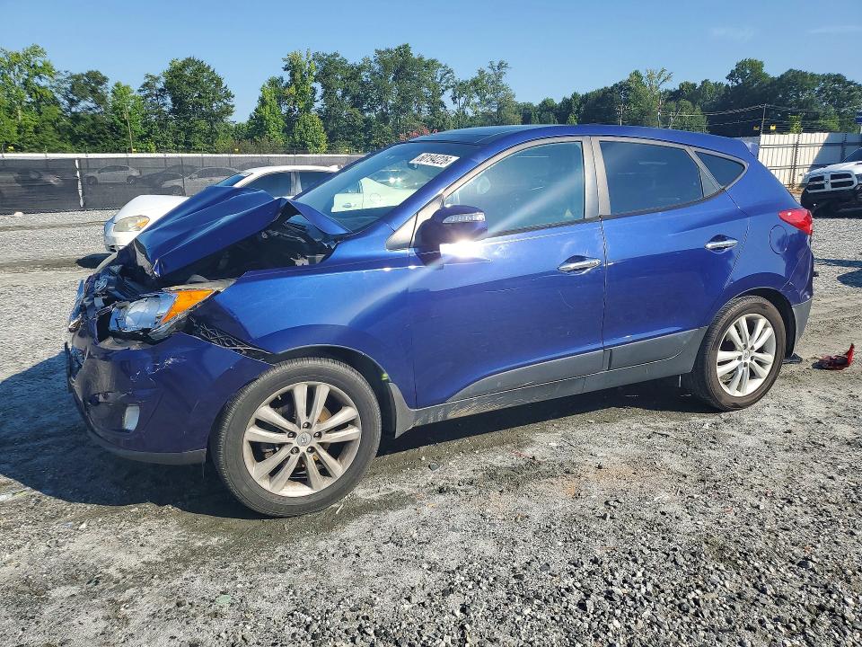 2013 Hyundai Tucson VIN KM8JU3ACXDU686660 COPART salvage auction — FRONT END, SC - CERTIFICATE OF TITLE, sold $3,390 on 2026-07-13 (photo 1)