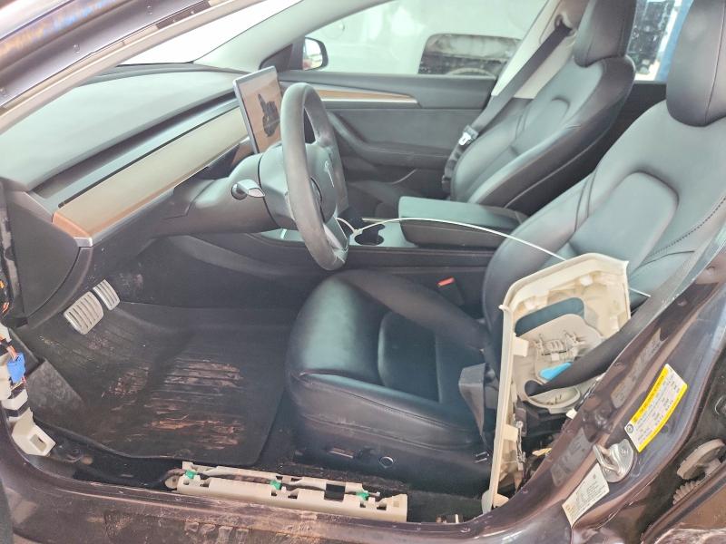 2022 Tesla Model 3 VIN 5YJ3E1EC3NF177285 COPART salvage auction — SIDE, Salvage Title, sold $1,100 on 2026-07-21 (photo 7)