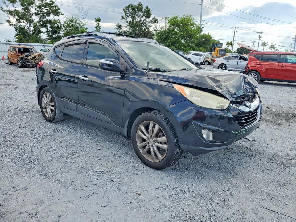2013 Hyundai VIN KM8JU3AC3DU548362 COPART salvage auction — FRONT END, Fl - Cert Of Title Slvg Rebuildable, sold $1,850 on 2026-07-14 (photo 4)