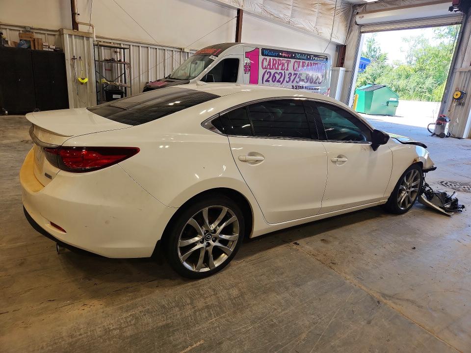 2014 Mazda 6 VIN JM1GJ1W52E1106729 COPART salvage auction — FRONT END, Wi - Certificate Of Title, sold $450 on 2026-07-29 (photo 3)