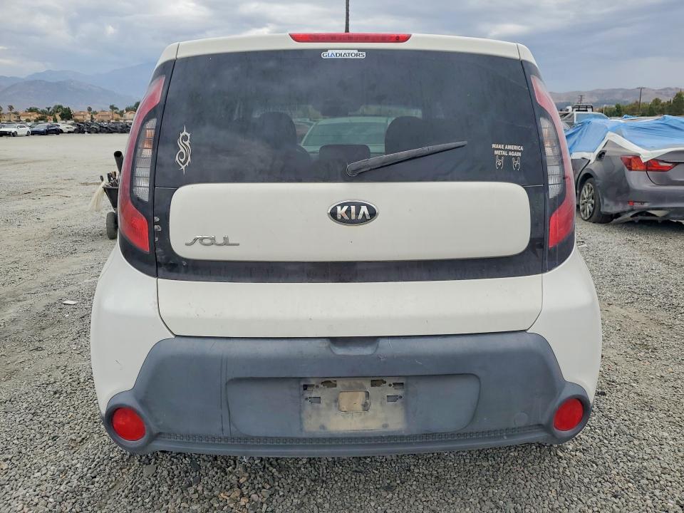 2016 Kia Soul VIN KNDJN2A2XG7846090 COPART salvage auction — MINOR DENT/SCRATCHES, Ca - Dis/Dlr/Exp App For Dup Clean, sold $275 on 2026-07-22 (photo 6)