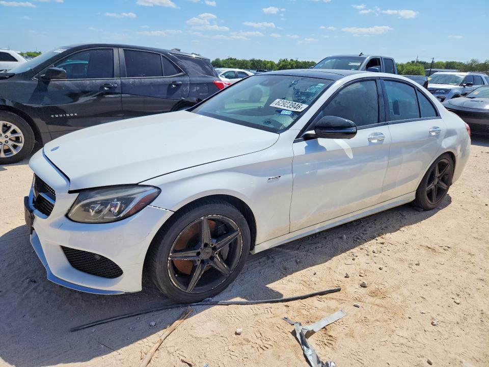 2016 Mercedes-benz C-klasse amg VIN 55SWF6EB9GU113946 — COPART salvage auction photo