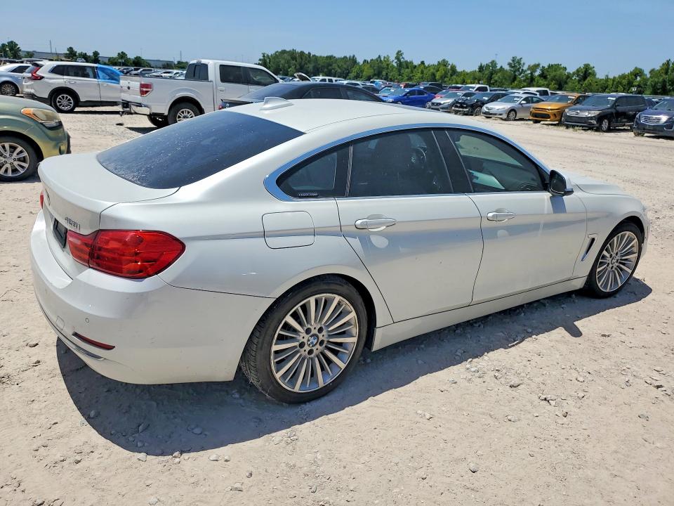 2015 BMW 4er VIN WBA4A5C5XFGK15742 COPART salvage auction — NORMAL WEAR, Tx - Certificate Of Title (P), sold $1,150 on 2026-07-28 (photo 3)
