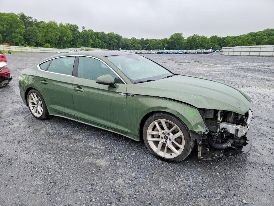 2024 Audi A5 VIN WAUFACF56RA019958 COPART salvage auction — FRONT END, Nc - Salvage Certificate Of Title, sold $14,800 on 2026-08-19 (photo 4)