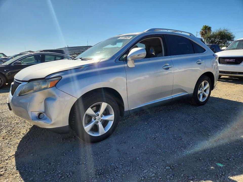2011 Lexus Rx 350 VIN JTJZK1BA1B2003040 COPART salvage auction — FRONT END, CA - DIS/DLR/EXP ONLY CLEAN TITLE, sold $4,000 on 2026-07-17 (photo 1)