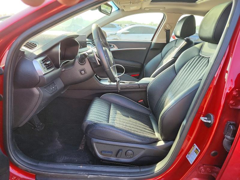 2022 Genesis G70 VIN KMTG34TAXNU103526 COPART salvage auction — FRONT END, Va - Cert Of Title - Salvage, sold $6,400 on 2026-07-29 (photo 7)