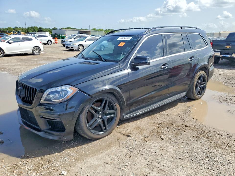 2016 Mercedes-benz Gl-klasse VIN 4JGDF7DE8GA707328 COPART salvage auction — FRONT END, TX - CERTIFICATE OF TITLE, sold $7,700 on 2026-07-28 (photo 1)