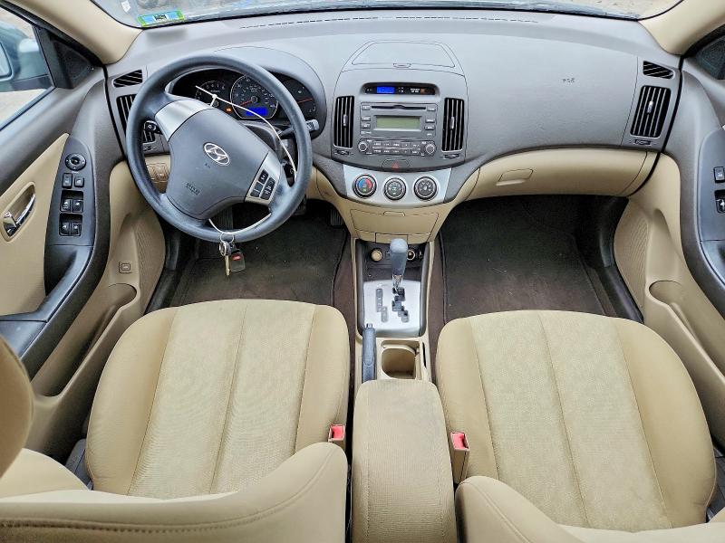 2010 Hyundai Elantra VIN KMHDU4AD9AU859155 COPART salvage auction — REAR END, Ny - Mv-907A Salvage Certificate, sold $900 on 2026-07-09 (photo 8)