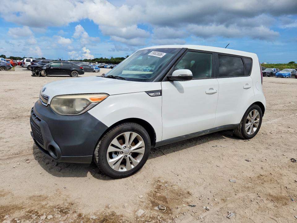 2014 Kia Soul VIN KNDJP3A53E7043418 COPART salvage auction — MINOR DENT/SCRATCHES, Fl - Certificate Of Title, sold $850 on 2026-07-28 (photo 1)