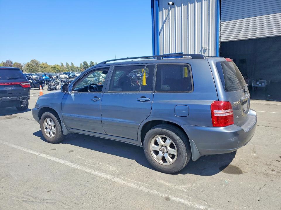 2003 Toyota Highlander VIN JTEGF21A630115220 COPART salvage auction — MECHANICAL, CA - DIS/DLR/EXP ONLY CLEAN TITLE, sold $375 on 2026-07-31 (photo 2)