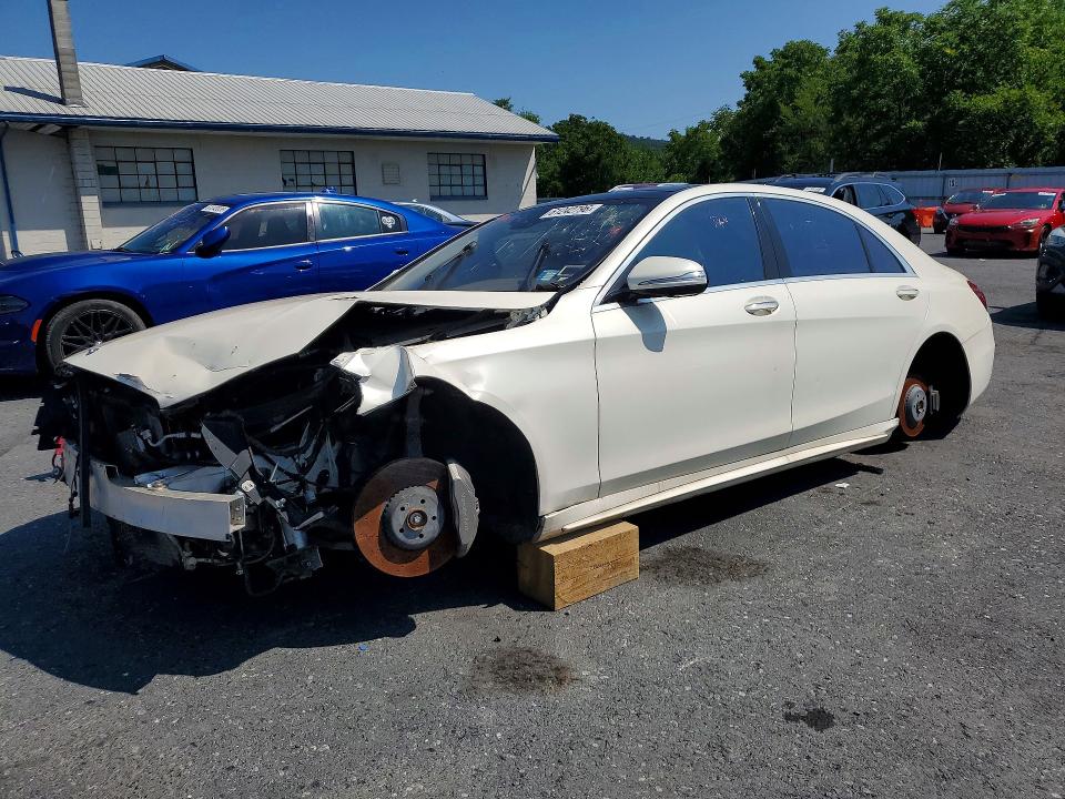 2019 Mercedes-benz S-klasse VIN WDDUG8GB0KA444503 COPART salvage auction — FRONT END, In - Certificate Of Title, sold $11,800 on 2026-08-04 (photo 1)