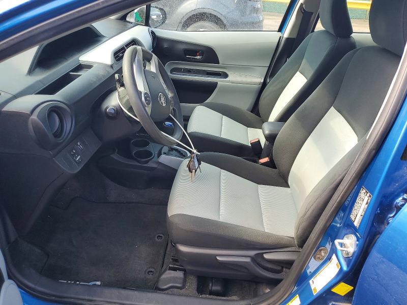 2012 Toyota Prius VIN JTDKDTB33C1527650 COPART salvage auction — FRONT END, Salvage Title, sold $450 on 2026-07-28 (photo 7)