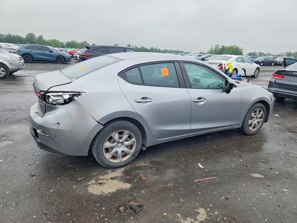2015 Mazda 3 VIN JM1BM1T78F1240315 COPART salvage auction — REAR END, Va - Certificate Of Title, sold $825 on 2026-07-22 (photo 3)