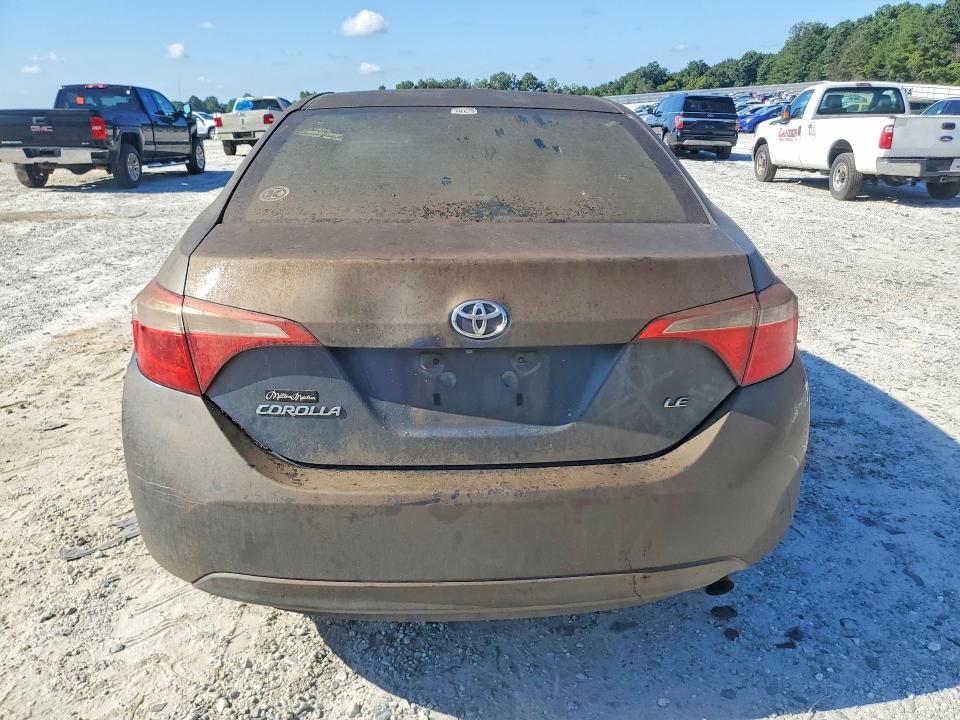 2014 Toyota Corolla VIN 5YFBURHEXEP072080 COPART salvage auction — FRONT END, Ga - Certificate Of Title, sold $300 on 2026-07-29 (photo 6)