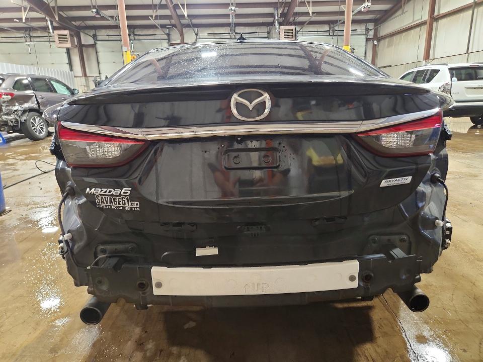 2015 Mazda 6 VIN JM1GJ1W54F1196922 COPART salvage auction — REAR END, Pa - Certificate Of Salvage, sold $1,700 on 2026-07-17 (photo 6)