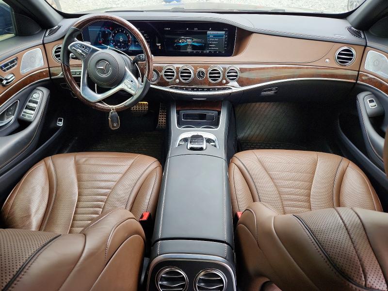 2019 Mercedes-benz S-klasse VIN WDDUG8DB5KA480370 COPART salvage auction — REAR END, Ga - Cert Of Title-Salvage, sold $15,300 on 2026-08-11 (photo 8)