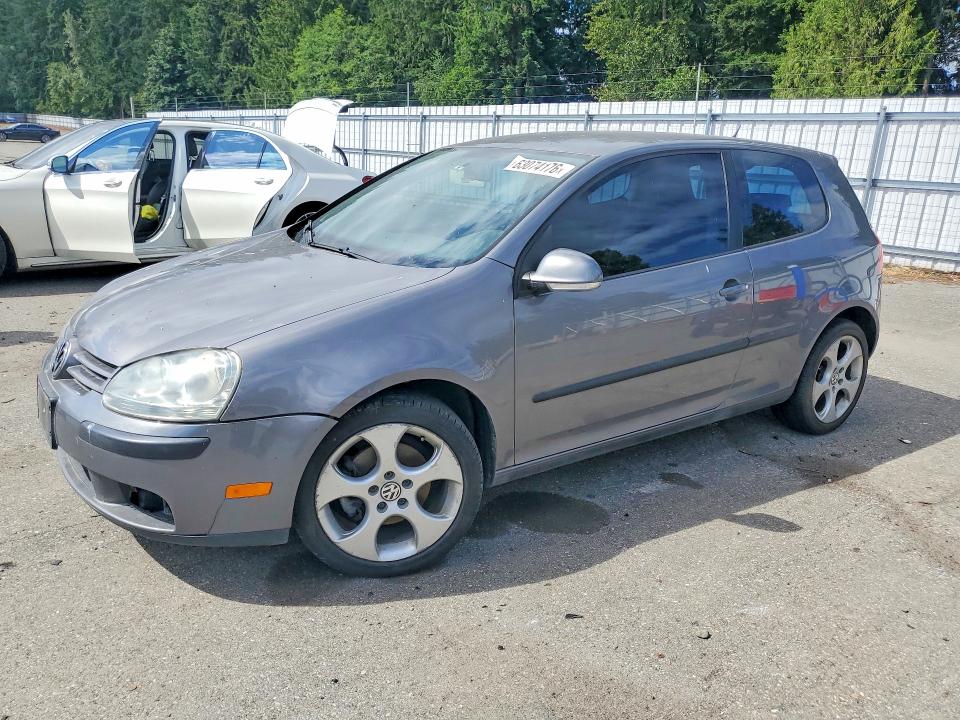 2007 Volkswagen Golf VIN WVWBR71K67W095629 COPART salvage auction — FRONT END, Wa - Vehicle Cert Of Ownership-Titl, sold $275 on 2026-08-03 (photo 1)