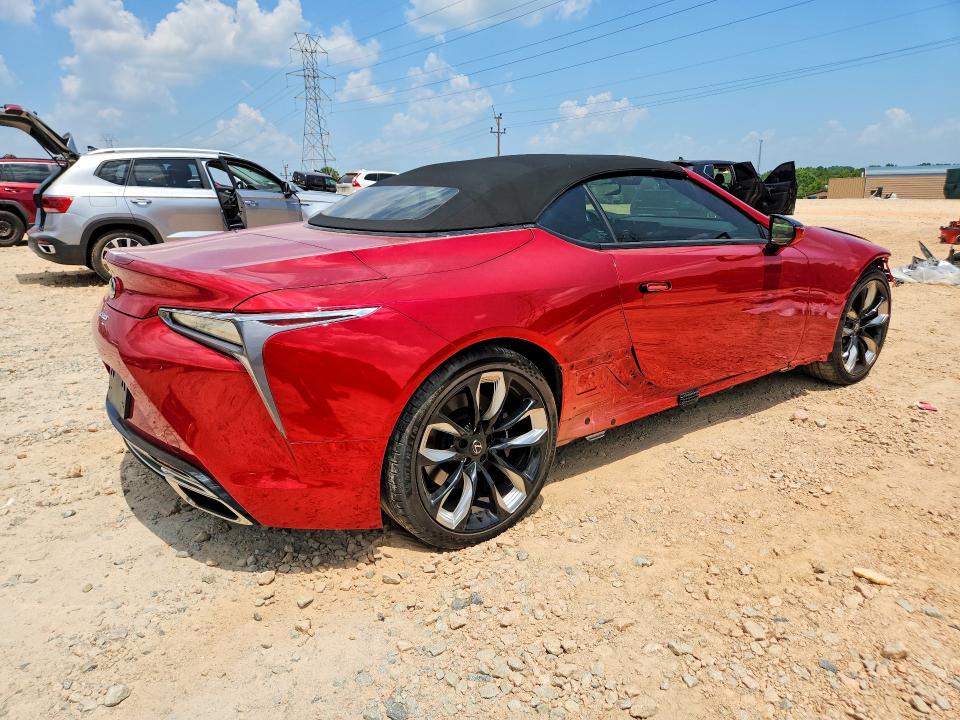 2024 Lexus Lc VIN JTHMPAAY7RA108998 COPART salvage auction — FRONT END, Nc - Salvage Certificate Of Title, sold $20,300 on 2026-07-27 (photo 3)
