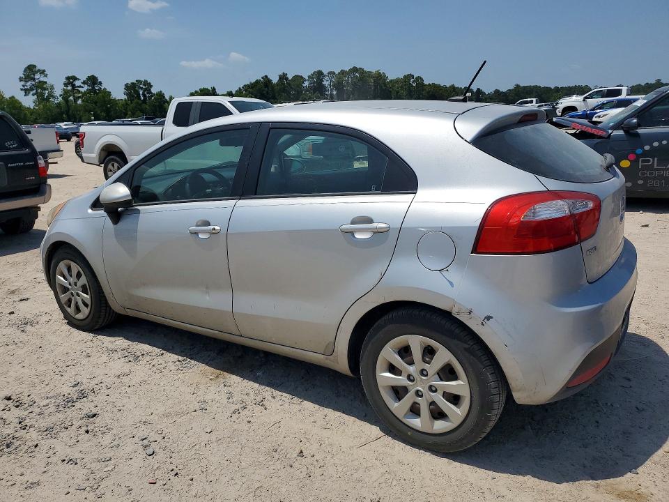 2012 Kia Rio VIN KNADN5A34C6024664 COPART salvage auction — NORMAL WEAR, Tx - Certificate Of Title, sold $250 on 2026-07-24 (photo 2)