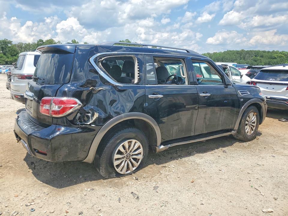 2020 Nissan Armada VIN JN8AY2NDXLX017361 COPART salvage auction — FRONT END, Ga - Certificate Of Title, sold $275 on 2026-07-28 (photo 3)