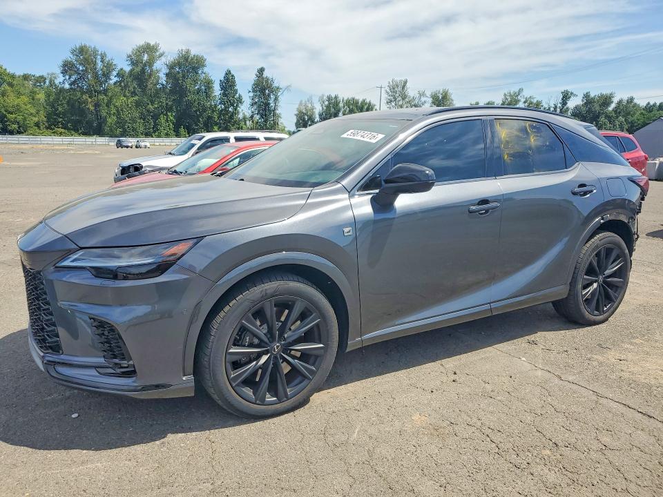 2025 Lexus Rx VIN 2T2BCMEA4SC020989 COPART salvage auction — REAR END, Or - Salvage Title Certificate, sold $47,750 on 2026-09-02 (photo 1)