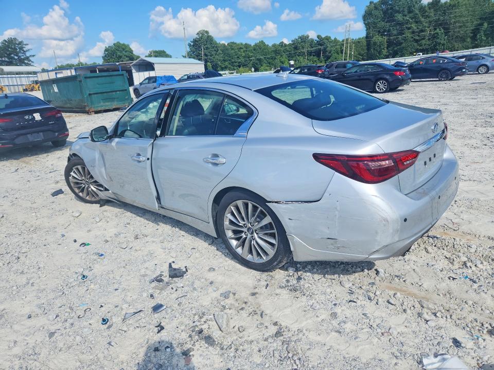 2018 Infiniti Q50 VIN JN1EV7APXJM362927 COPART salvage auction — FRONT END, Tn - Certificate Of Title, sold $6,750 on 2026-07-27 (photo 2)