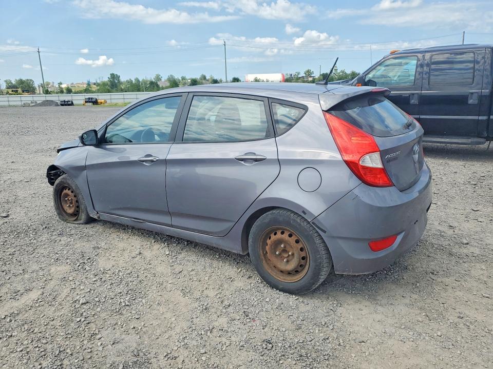 2016 Hyundai Accent VIN KMHCT5AE5GU259397 COPART salvage auction — FRONT END, ON - PERMIT NO BRAND - UNFIT, sold $225 on 2026-07-21 (photo 2)