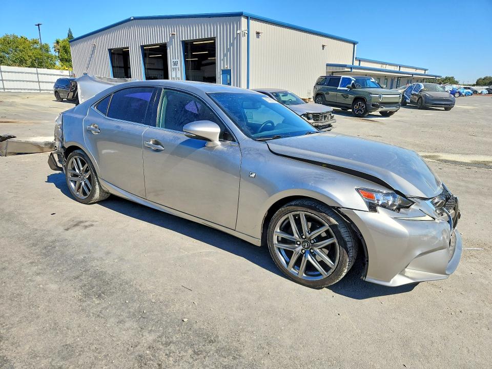 2015 Lexus Is VIN JTHBF1D20F5054594 COPART salvage auction — REAR END, Ca - Salvage Certificate, sold $325 on 2026-07-28 (photo 4)