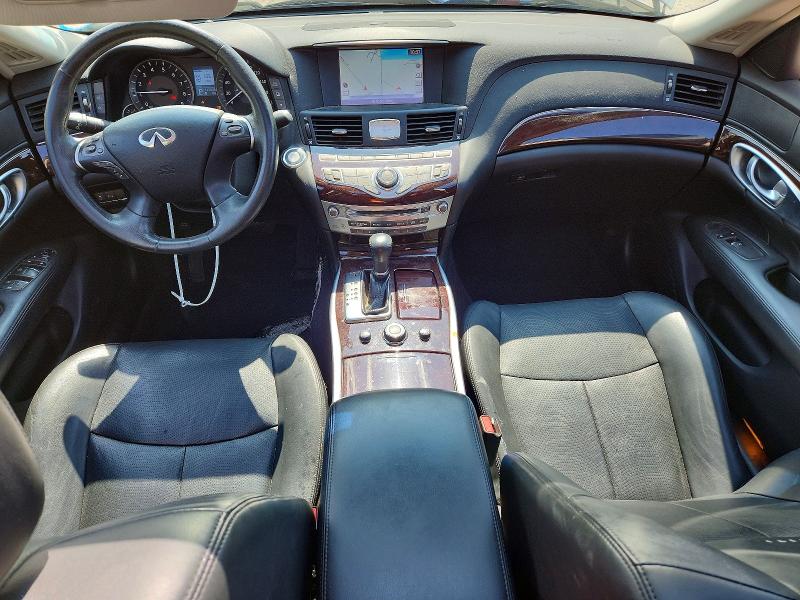 2013 Infiniti M VIN JN1BY1ARXDM605049 COPART salvage auction — UNDERCARRIAGE, Nc - Salvage Certificate Of Title, sold $1,950 on 2026-07-31 (photo 8)