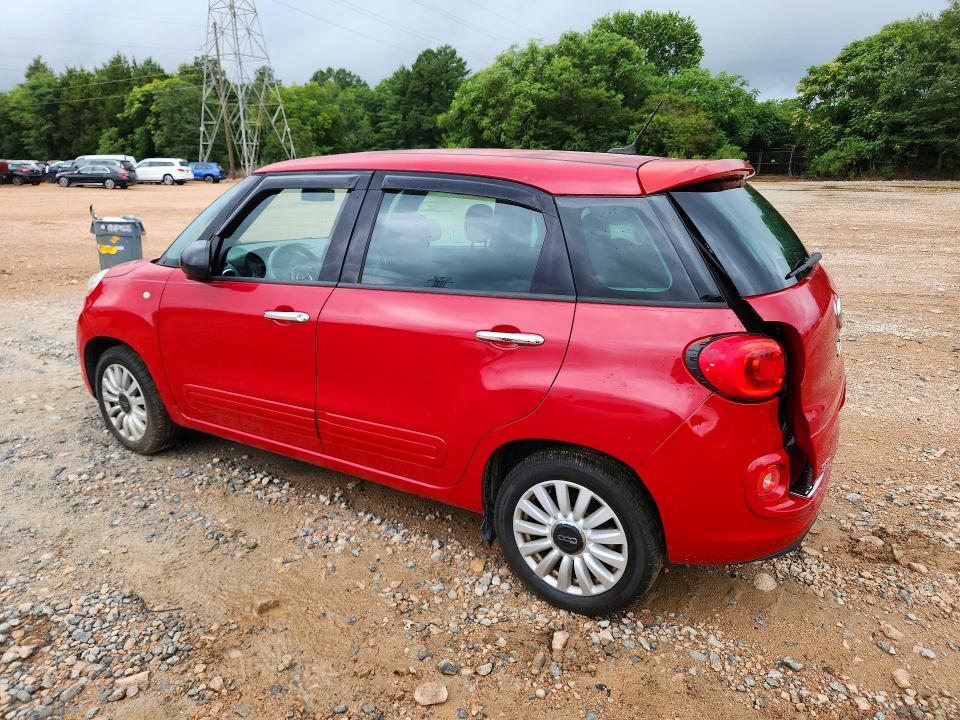 2014 Fiat 500l VIN ZFBCFABHXEZ012652 COPART salvage auction — REAR END, Nc - Salvage Certificate Of Title, sold $550 on 2026-08-17 (photo 2)