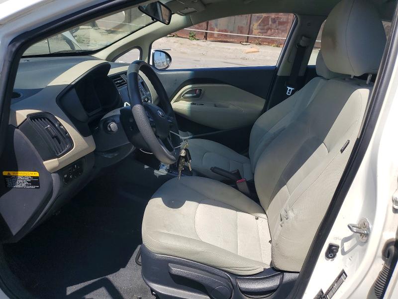 2013 Kia Rio VIN KNADM5A3XD6226297 COPART salvage auction — MECHANICAL, Ca - Dis/Dlr/Exp Only Clean Title, sold $725 on 2026-07-31 (photo 7)