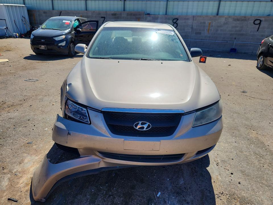 2008 Hyundai Sonata VIN 5NPET46C28H393150 COPART salvage auction — FRONT END, Nm - Cert Of Title-Salvage, sold $350 on 2026-07-16 (photo 5)