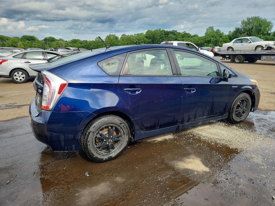 2014 Toyota Prius VIN JTDKN3DU4E1760460 COPART salvage auction — FRONT END, Ct - Cert Of Title-Salvage, sold $975 on 2026-07-31 (photo 3)
