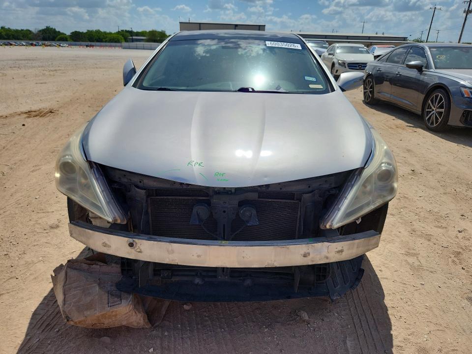 2012 Hyundai Azera VIN KMHFH4JG1CA189726 COPART salvage auction — FRONT END, TX - SALVAGE VEHICLE TITLE, sold $10 on 2026-07-30 (photo 5)
