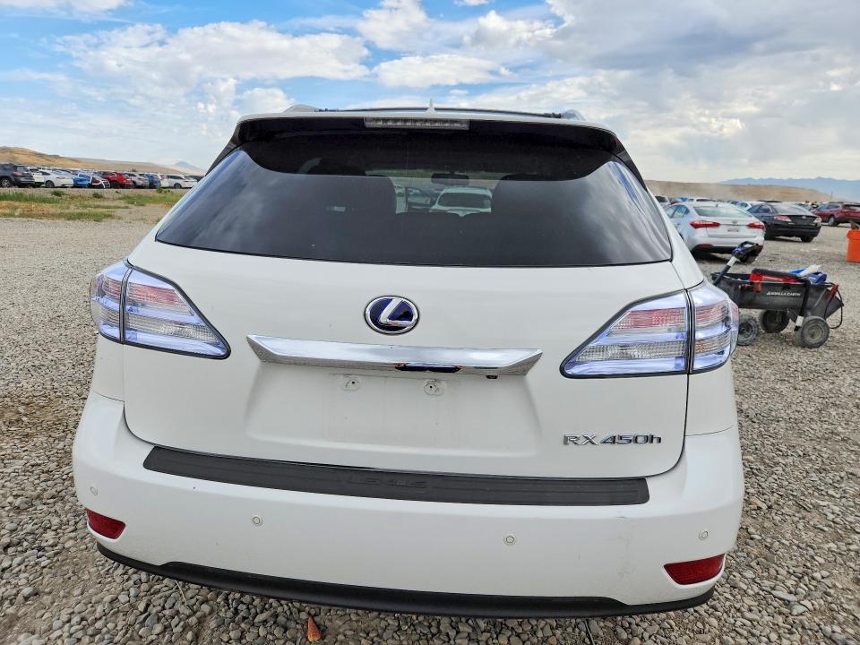 2011 Lexus Rx 450h VIN JTJBC1BA6B2033875 COPART salvage auction — MINOR DENT/SCRATCHES, UT - CERTIFICATE OF TITLE, sold $850 on 2026-07-10 (photo 6)