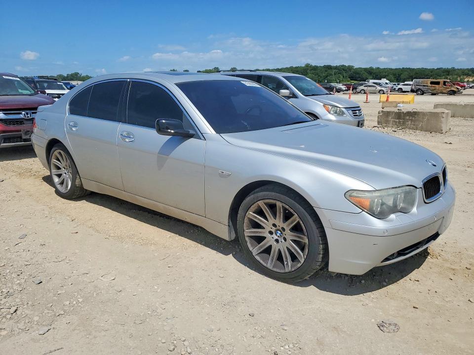 2005 BMW 7 series VIN WBAGL63565DP75562 COPART salvage auction — HAIL, MO - DEALER ONLY CLEAN TITLE, sold $500 on 2026-08-04 (photo 4)