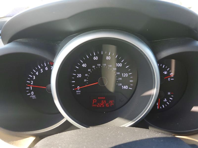 2013 Kia Soul VIN KNDJT2A63D7509765 COPART salvage auction — FRONT END, Nc - Salvage Certificate Of Title, sold $250 on 2026-07-28 (photo 9)