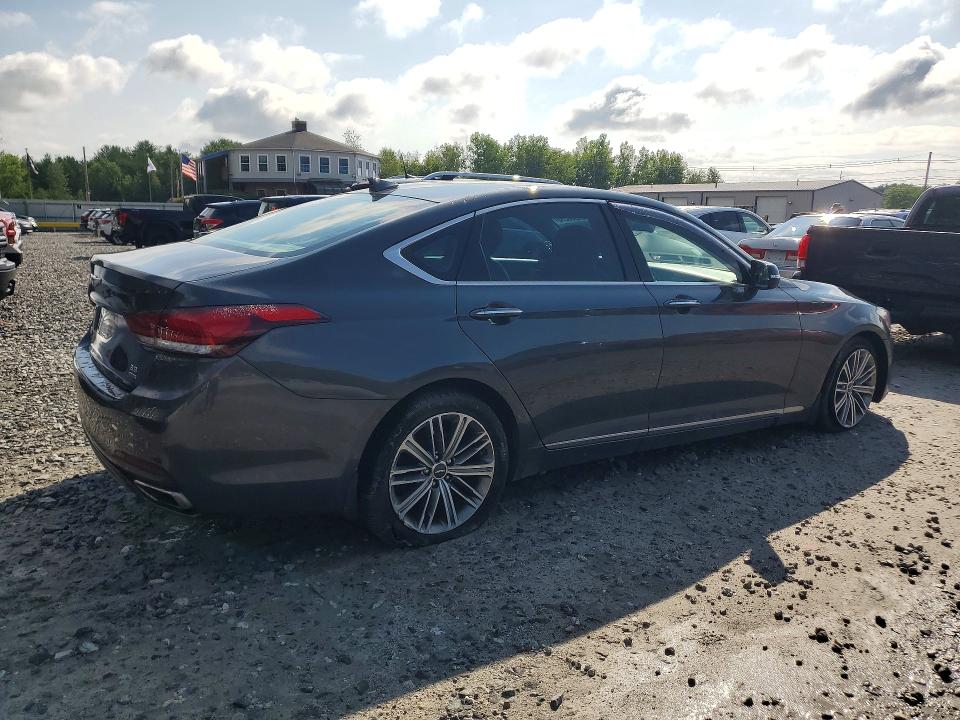2019 Genesis G80 VIN KMHGN4JE7KU289449 COPART salvage auction — FRONT END, Ma - Cert Of Title-Salvage, sold $925 on 2026-07-29 (photo 3)