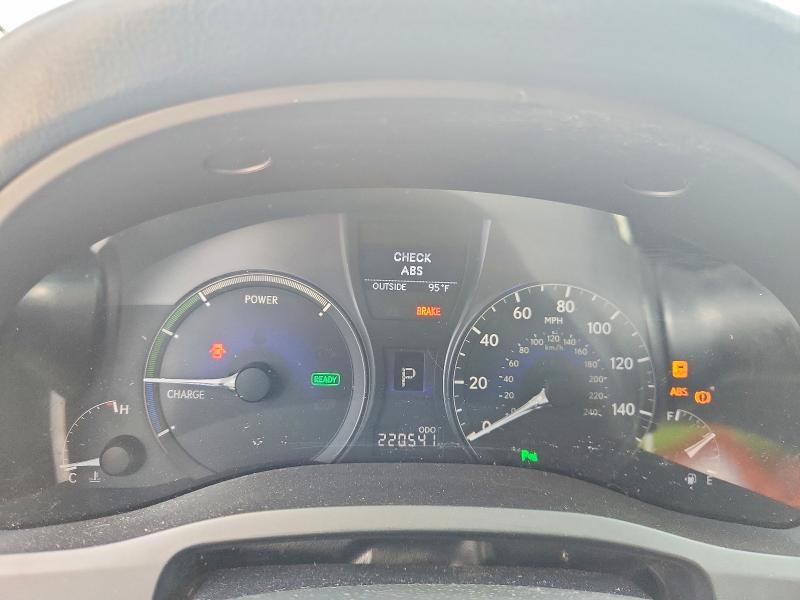 2011 Lexus Rx 450h VIN JTJBC1BA1B2423900 COPART salvage auction — MECHANICAL, MA - CERTIFICATE OF TITLE, sold $2,500 on 2026-07-23 (photo 9)