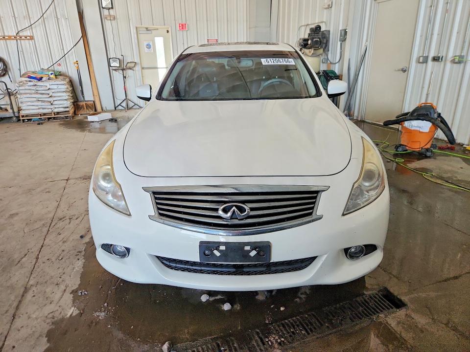 2013 Infiniti G VIN JN1CV6AR3DM354532 COPART salvage auction — REAR END, Wi - Junked Vehicle Bill Of Sale, sold $550 on 2026-08-03 (photo 5)