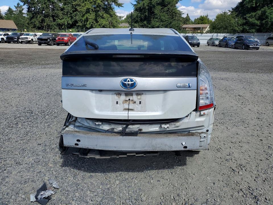 2014 Toyota Prius VIN JTDKN3DP1E3054643 COPART salvage auction — REAR END, WA - BILL OF SALE, sold $2,400 on 2026-07-28 (photo 6)