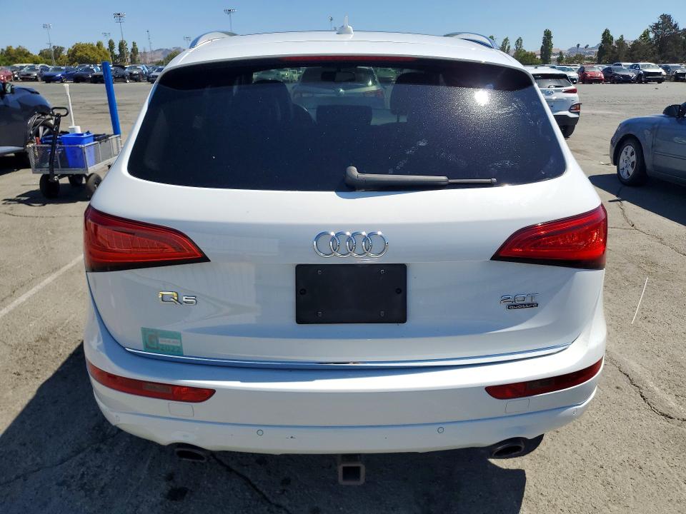 2016 Audi Q5 VIN WA1L2AFP1GA130577 COPART salvage auction — MECHANICAL, Ca - Dis/Dlr/Exp Only Clean Title, sold $1,850 on 2026-07-31 (photo 6)