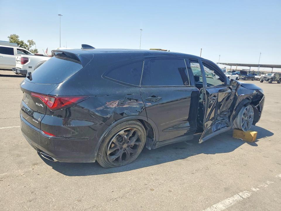 2023 Acura Mdx VIN 5J8YE1H03PL028142 COPART salvage auction — FRONT END, Tx - Salvage Vehicle Title, sold $9,300 on 2026-09-04 (photo 3)