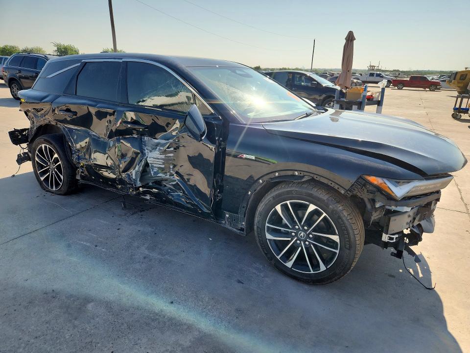 2024 Acura Zdx VIN 4W5KHMRK0RZ519039 COPART salvage auction — SIDE, Tx - Certificate Of Title, sold $11,300 on 2026-07-29 (photo 4)