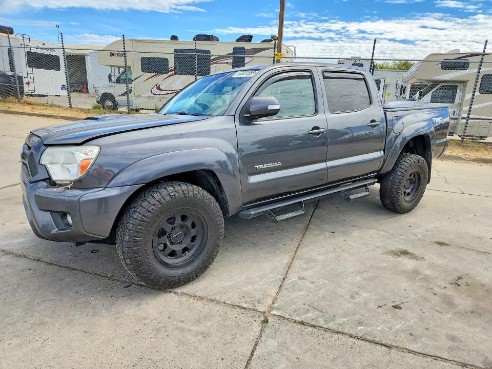 2014 Toyota Tacoma VIN 3TMJU4GN3EM167362 COPART salvage auction — FRONT END, CA - SALVAGE CERTIFICATE, sold $7,100 on 2026-08-24 (photo 1)