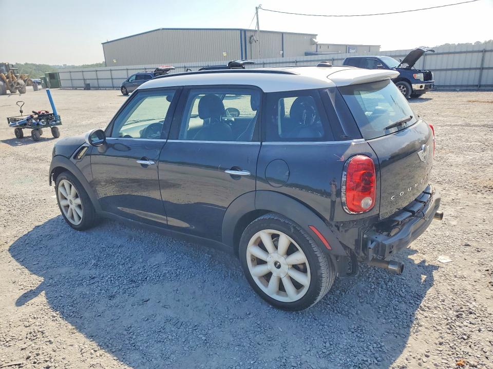 2013 Mini Cooper VIN WMWZC3C50DWP24410 COPART salvage auction — FRONT END, NC - SALVAGE CERTIFICATE OF TITLE, sold $1,500 on 2026-08-19 (photo 2)