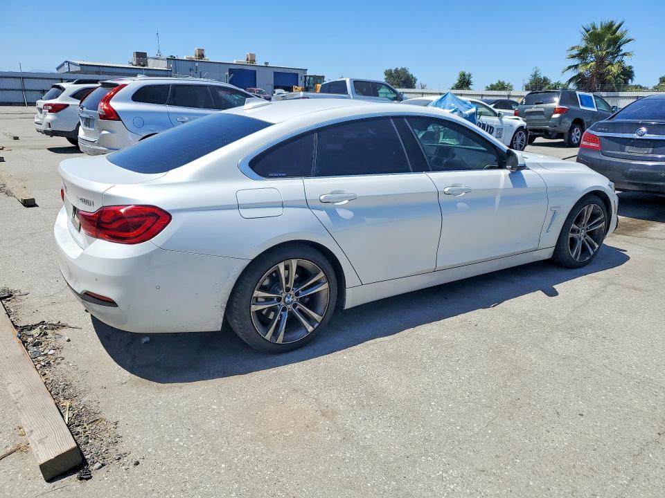 2018 BMW 4er VIN WBA4J1C55JBG80480 COPART salvage auction — FRONT END, Ca - Salvage Certificate, sold $5,700 on 2026-07-31 (photo 3)