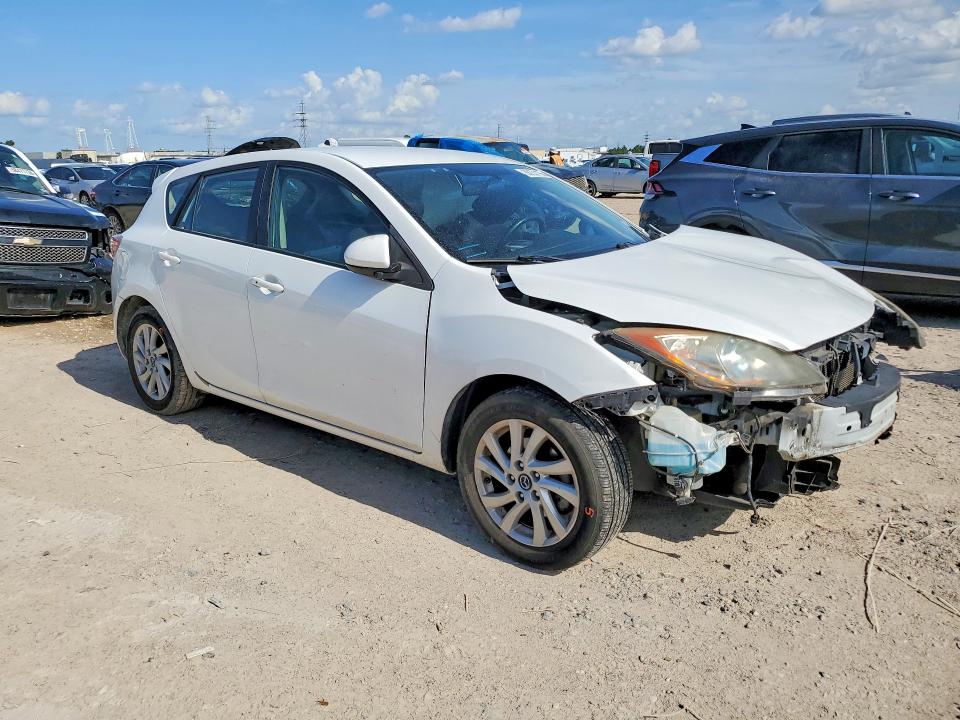 2013 Mazda 3 VIN JM1BL1L76D1751425 COPART salvage auction — FRONT END, Tx - Salvage Vehicle Title, sold $875 on 2026-07-21 (photo 4)