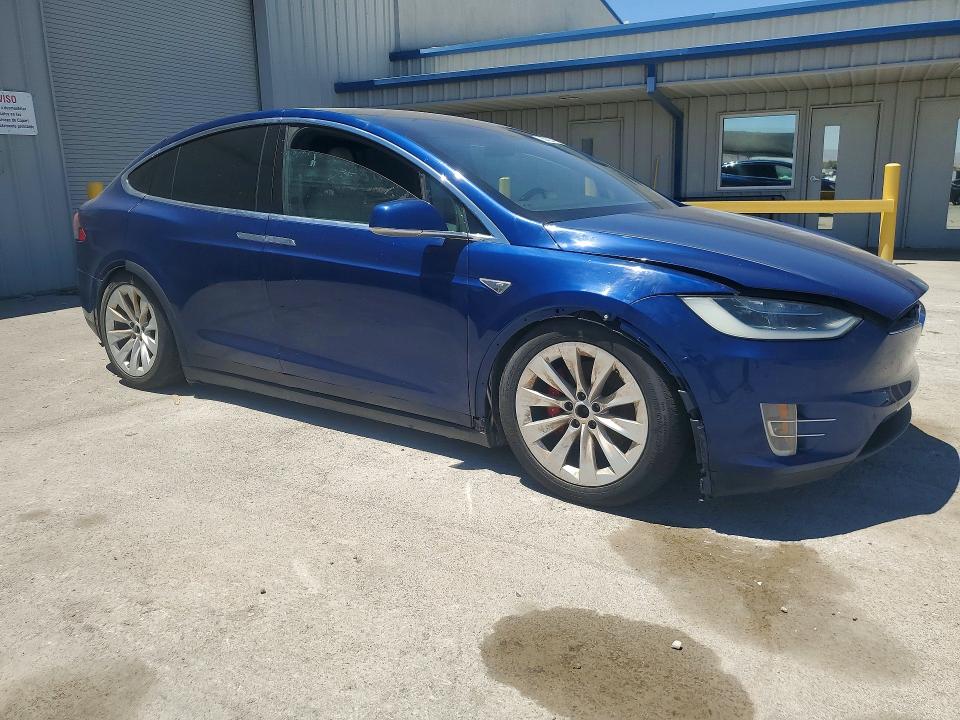 2016 Tesla Model x VIN 5YJXCBE4XGF006994 COPART salvage auction — FRONT END, Ca - Certificate Of Title (P), sold $13,500 on 2026-07-23 (photo 4)